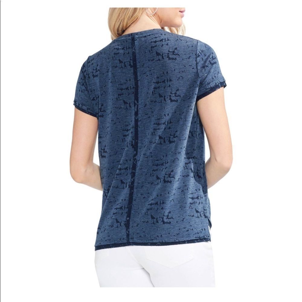 Vince Camuto Melange Jersey Pocket Tee - XL - NWT - Picture 2 of 10